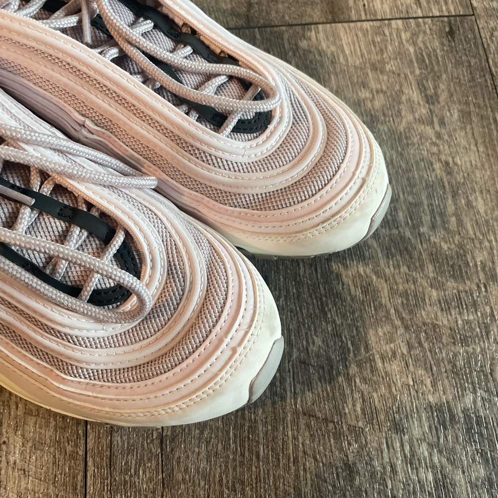 Women’s Nike Air Max 97 Sneakers in Light Purple and White - Picture 2 of 6